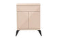 Baxton Studio Draper Mid-Century Modern Two-Tone Light Brown and Black Wood 2-Door Sideboard Buffet FredCo