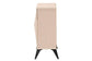 Baxton Studio Draper Mid-Century Modern Two-Tone Light Brown and Black Wood 2-Door Sideboard Buffet FredCo