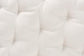 Baxton Studio Ediva Modern Bohemian White Natural Rattan Peacock Accent Chair FredCo