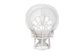 Baxton Studio Ediva Modern Bohemian White Natural Rattan Peacock Accent Chair FredCo