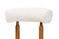 Baxton Studio Edric Modern Japandi Cream Boucle Fabric and Walnut Brown Finished Wood 2-Piece Dining Chair Set FredCo