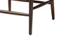 Baxton Studio Eira Counter Stool Set of 2- Walnut Wood Frame Counter-height Chair with Curved Backrest and Black Faux Leather Seat, Mid-Century Modern Kitchen Island Seating FredCo