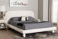Baxton Studio Eladio Modern Luxe Ivory Boucle Fabric Queen Size Bed FredCo