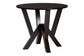 Baxton Studio Elise Modern Grey Fabric and Dark Brown Finished Wood 5-Piece Dining Set FredCo