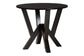 Baxton Studio Elise Modern Sand Fabric and Dark Brown Finished Wood 5-Piece Dining Set FredCo