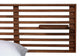 Baxton Studio Elvina Mid-Century Transitional Ash Walnut Wood King Size Platform Bed with Built-In Shelves FredCo