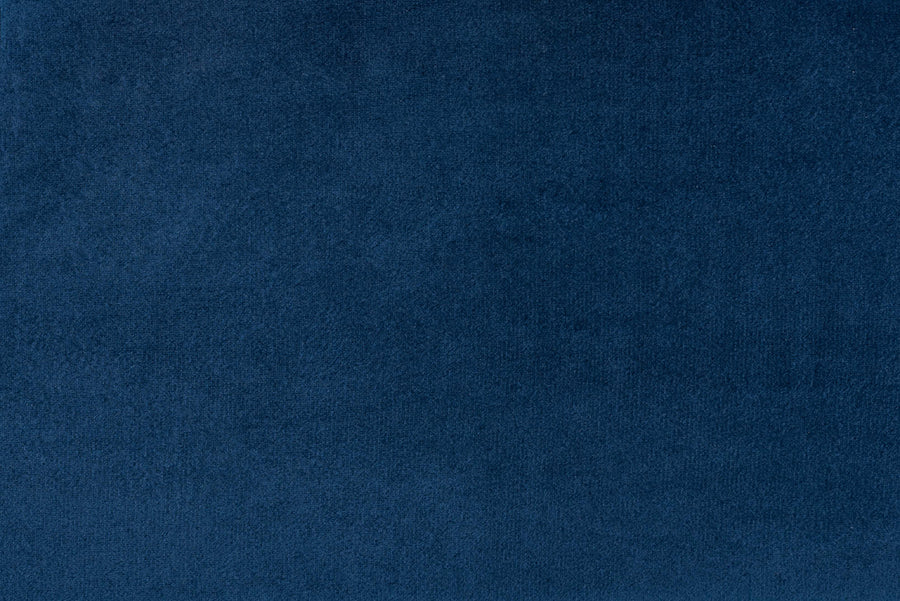 Baxton Studio Emlyn Glam and Luxe Navy Blue Velvet Fabric Queen Size Panel Bed FredCo