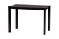 Baxton Studio Estera Mid-Century Modern Dark Brown Finished Wood and Rattan 5-Piece Dining Set FredCo