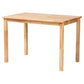 Baxton Studio Eveline Modern Natural Brown Finished Wood 43-Inch Dining Table FredCo