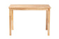 Baxton Studio Eveline Modern Natural Brown Finished Wood 43-Inch Dining Table FredCo