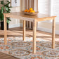 Baxton Studio Eveline Modern Natural Brown Finished Wood 43-Inch Dining Table FredCo