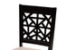 Baxton Studio Felice Modern Beige Fabric and Dark Brown Finished Wood 5-Piece Dining Set FredCo