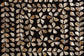 Baxton Studio Feronia Modern Bohemian Black and Bronze Mother of Pearl End Table FredCo