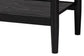 Baxton Studio Florica Art Deco Black Wood Queen 5-Piece Bedroom Set FredCo