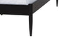 Baxton Studio Florica Art Deco Black Wood Queen 5-Piece Bedroom Set FredCo