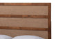 Baxton Studio Fuller Mid-Century Walnut Brown Finished Wood King Size Platform Bed with Woven Rattan FredCo