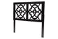 Baxton Studio Glaucia Modern Dark Brown Finished Wood King Size Headboard FredCo