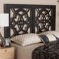 Baxton Studio Glaucia Modern Dark Brown Finished Wood Queen Size Headboard FredCo