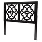 Baxton Studio Glaucia Modern Dark Brown Finished Wood Queen Size Headboard FredCo