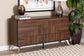 Baxton Studio Graceland Mid-Century Modern Transitional Walnut Brown Finished Wood 6-Drawer Dresser FredCo