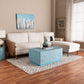 Baxton Studio Harleson Mid-Century Modern Beige Fabric and Walnut Brown Wood Right Facing Sectional Sofa FredCo