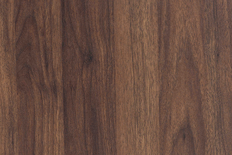 Dark walnut wood texture for home furniture surfaces, rich natural grain pattern