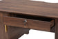 Wooden office desk with open locking drawer, modern furniture at FredCo International