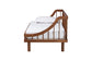 Baxton Studio Helio Mid-Century Modern Walnut Brown Finished Wood Twin Daybed FredCo
