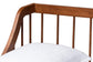 Baxton Studio Helio Mid-Century Modern Walnut Brown Finished Wood Twin Daybed FredCo