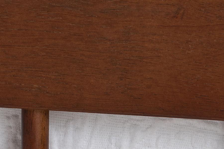 Baxton Studio Helio Mid-Century Modern Walnut Brown Finished Wood Twin Daybed FredCo