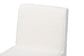 Baxton Studio Helios Boucle Dining Chair Set of 2 - Modern Armless Upholstered Accent Chair, Soft White, Minimalist Design FredCo