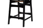 Baxton Studio Hesper Mid-Century Modern Dark Brown Finished Wood and Rattan 2-Piece Counter Stool Set FredCo