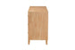 Baxton Studio Hosea Japandi Carved Honeycomb Natural 6-Drawer Dresser FredCo