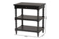 Baxton Studio Imogene Retro-Modern Black Wood End Table FredCo