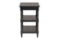 Baxton Studio Imogene Retro-Modern Black Wood End Table FredCo