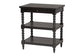 Baxton Studio Imogene Retro-Modern Black Wood End Table FredCo