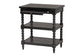 Baxton Studio Imogene Retro-Modern Black Wood End Table FredCo