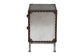 Baxton Studio Jacey Vintage Silver Metal 2-Drawer End Table FredCo