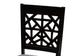 Baxton Studio Jamie Moden Grey Fabric and Dark Brown Finished Wood 5-Piece Dining Set FredCo