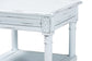 Baxton Studio Jeanne Vintage Traditional White Wood End Table FredCo