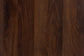 Baxton Studio Jenibelle Classic Walnut Brown Wood 5-Drawer Chest with Rattan Drawer FredCo