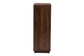 Baxton Studio Jenibelle Classic Walnut Brown Wood 5-Drawer Chest with Rattan Drawer FredCo