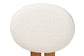 Baxton Studio Kacela Modern Japandi Cream Boucle Fabric and Walnut Brown Finished Wood 2-Piece Dining Chair Set FredCo