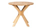 Baxton Studio Kenji Modern Natural Brown Finished Wood 34-Inch-Wide Round Wood Dining Table FredCo
