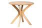 Baxton Studio Kenji Modern Natural Brown Finished Wood 34-Inch-Wide Round Wood Dining Table FredCo