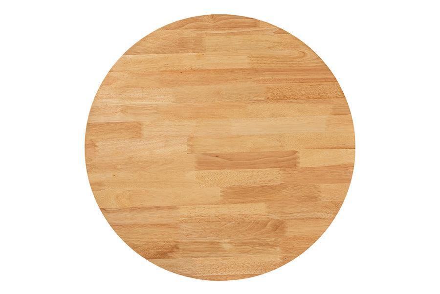 Baxton Studio Kenji Modern Natural Brown Finished Wood 34-Inch-Wide Round Wood Dining Table FredCo