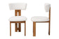 Baxton Studio Kyren Modern Cream Boucle Dining Chair FredCo