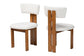 Baxton Studio Kyren Modern Cream Boucle Dining Chair FredCo