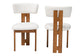 Baxton Studio Kyren Modern Cream Boucle Dining Chair FredCo