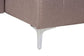 Baxton Studio Lanoma Contemporary Clay Fabric Upholstered Convertible Sleeper Sofa FredCo